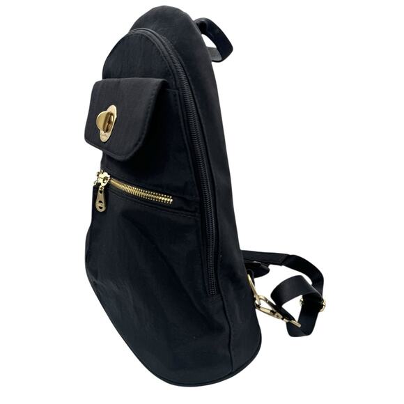 Baggallini Naples Backpack Convertible RFID Blocking Black Travel Lightweight - Picture 2 of 12